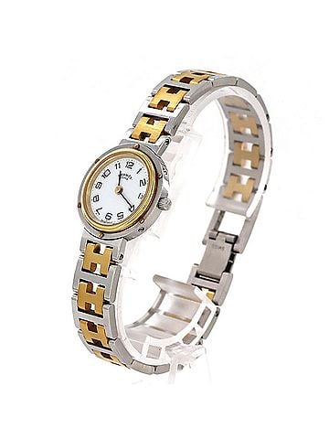 Hermès Hermes Clipper Combination SSxGP Quartz Watch (view 2)