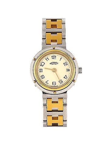 Hermès Hermes Clipper Combination SSxGP Quartz Watch (view 1)