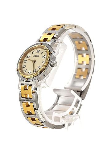 Hermès Hermes Clipper Combination SSxGP Quartz Watch (view 2)