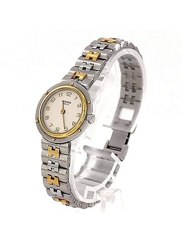 Hermès Hermes Olympia Combination SSxGP Quartz Watch (view 2)
