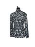 Banana Republic Floral Black White Blazer Size 2 - photo 2