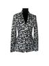 Banana Republic Floral Black White Blazer Size 2 - photo 1