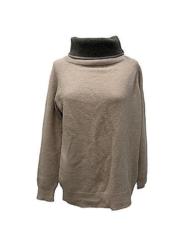 Maison Margiela Maison Margiela Pullover Sweater in Beige Wool (view 1)