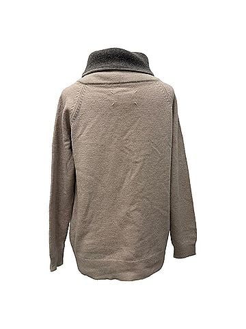 Maison Margiela Maison Margiela Pullover Sweater in Beige Wool (view 2)