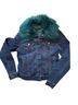 Max Jeans Blue Green Denim Jacket Size XS - photo 1
