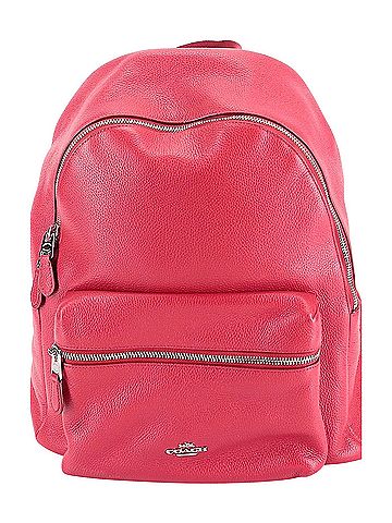 Coach Leather Backpack (view 1)
