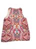 Tabitha Webb Paisley Floral Pink Multi Color Tank Top Size M - photo 2