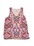 Tabitha Webb Paisley Floral Pink Multi Color Tank Top Size M - photo 1
