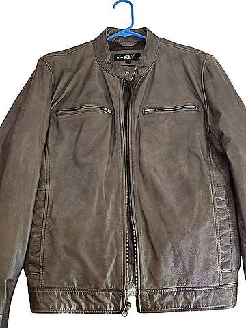 Black Rivet Leather Jacket (view 1)