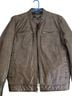 Black Rivet 100% Leather Brown Leather Jacket Size L - photo 1