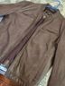Black Rivet 100% Leather Brown Leather Jacket Size L - photo 4