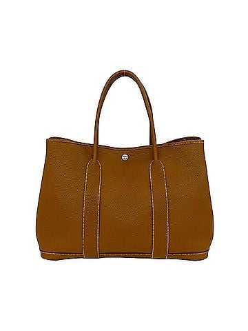 Hermès HERMES Garden Party PM Negonda Leather Tote Bag/Handbag with Logo Hardware, Gold, 81934 (view 1)