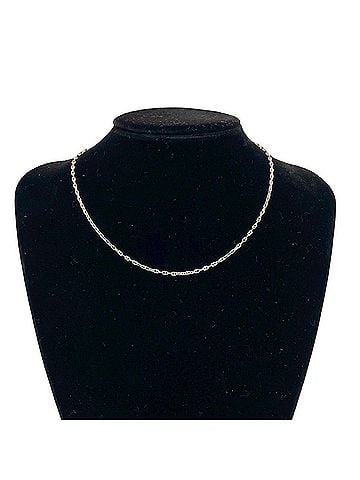 Hermès HERMES Chaine d'Ancre Sellier Necklace, Sterling Silver 925 Chain Accessory, Silver, Item No. 28692 (view 2)