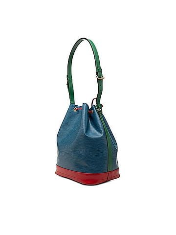 Louis Vuitton Louis Vuitton Epi Noe Tricolor Shoulder Bag M44082 Toledo Blue, Borneo Green, Castilian Red Leather, Women's LOUIS VUITTON (view 2)