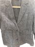 Eileen Fisher 100% Linen Stripes Blue Blazer Size P (petite) - photo 2