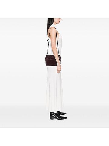 Burberry Small Grainy Calfskin and House Check Canvas Bingley Crossbody (view 2)