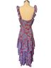 Likely Floral Multi Color Cocktail Dress Size 8 - photo 2