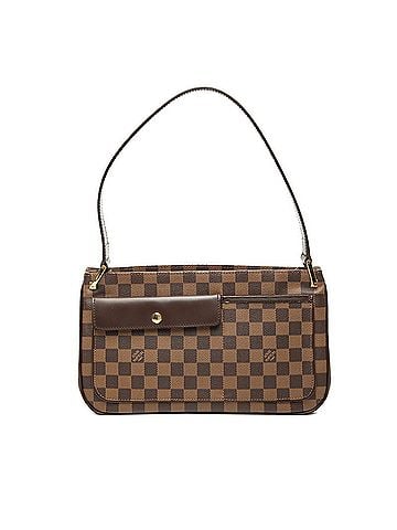 Louis Vuitton Louis Vuitton Damier Aubagne One-Shoulder Bag N51129 Brown Leather Women's LOUIS VUITTON (view 1)