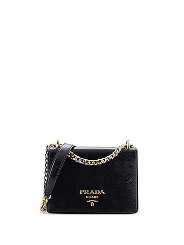 Prada Chain Flap Bag Saffiano Leather Small (view 1)