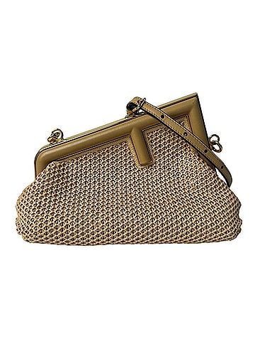 Fendi Fendi First Small Clutch Bag 2-way Shoulder Raffia 8PB129 Women's Crossbody (view 1)