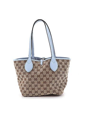 Gucci Reversible Totissima Shopping Tote Leather and GG Canvas Small (view 1)