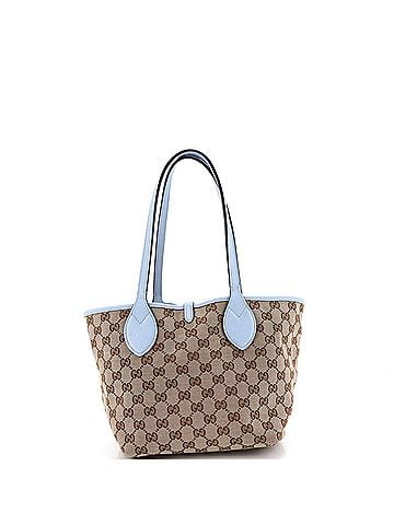 Gucci Reversible Totissima Shopping Tote Leather and GG Canvas Small (view 2)