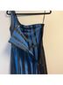 Jay Godfrey Stripes Blue Black Cocktail Dress Size 2 - photo 7