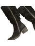 Born 100% Leather Black Boots Size 8 1/2 - photo 6