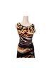 Venus Animal Print Multi Color Cocktail Dress Size S - photo 2