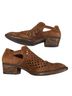 Born 100% Leather Print Brown Ankle Boots Size 9 - photo 11
