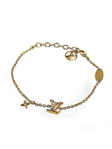 Louis Vuitton LOUIS VUITTON Louis Vuitton GP Strass Bracelet LV Iconic M00587 Women's (view 1)