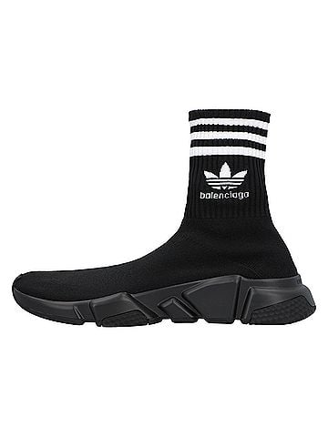 Balenciaga Balenciaga x Adidas Speed Trainer Black (view 2)