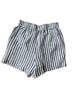 Rails 100% Cotton Stripes Blue White Shorts Size S - photo 2