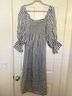 Sleeper Checkered-gingham Black White Casual Dress Size M - photo 3