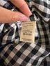 Sleeper Checkered-gingham Black White Casual Dress Size M - photo 5