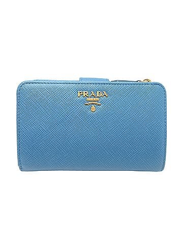 Prada Prada Women's Bi-fold Wallet 1ML225 Saffiano Leather Multicolor Blue (view 1)