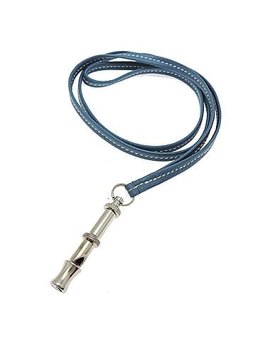 Hermès Hermes Ultrasonic Whistle Women's Necklace, Metal, Blue Jean (view 1)