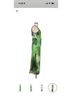 Mango 100% Viscose Print Green Casual Dress Size 8 - photo 8