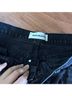 Reformation 100% Cotton Black Denim Shorts Size 28 - photo 3