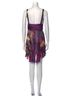 Carlos Miele Floral Multi Color Sleeveless Silk Top Size 8 - photo 4