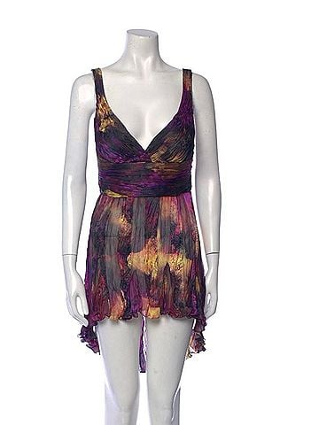 Carlos Miele Sleeveless Silk Top (view 1)