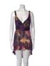Carlos Miele Floral Multi Color Sleeveless Silk Top Size 8 - photo 1