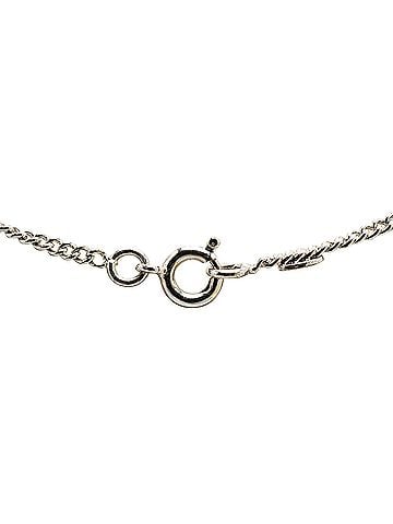 Chanel Silver CC Enamel Pendant Necklace (view 2)
