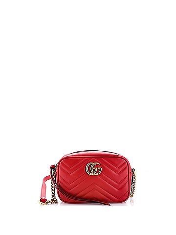 Gucci GG Marmont Shoulder Bag Matelasse Leather Mini (view 1)
