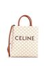 Céline Tan Vertical Cabas Tote Triomphe Coated Canvas Small One size - photo 1