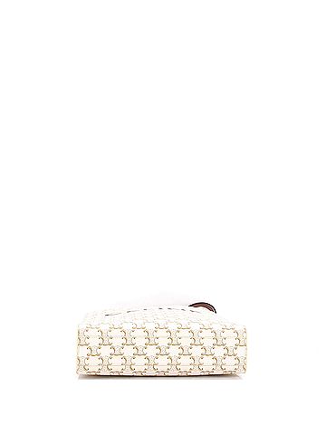 Céline Vertical Cabas Tote Triomphe Coated Canvas Small (view 2)