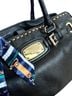 Michael Kors 100% Leather Solid Black Leather Satchel One size - photo 2