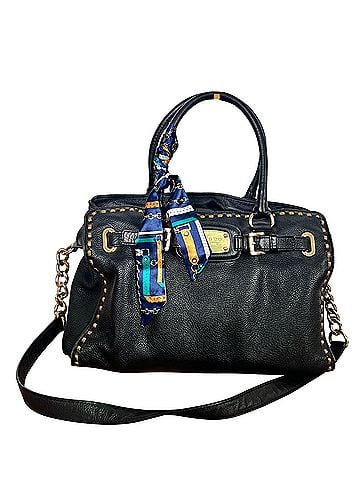 Michael Kors Leather Satchel (view 1)