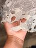 Vera Wang 100% Polyester Floral Tan Cocktail Dress Size 10 - photo 5
