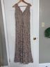 Vera Wang 100% Polyester Floral Tan Cocktail Dress Size 10 - photo 6